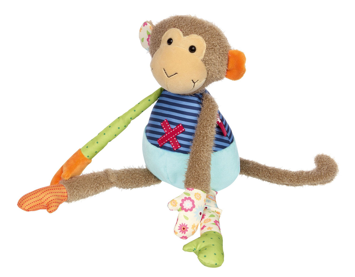 Patchwork Monkey Plush Toy - HoneyBug
