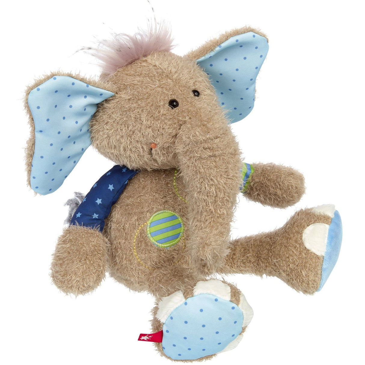 Patchwork Elephant Plush Toy - HoneyBug