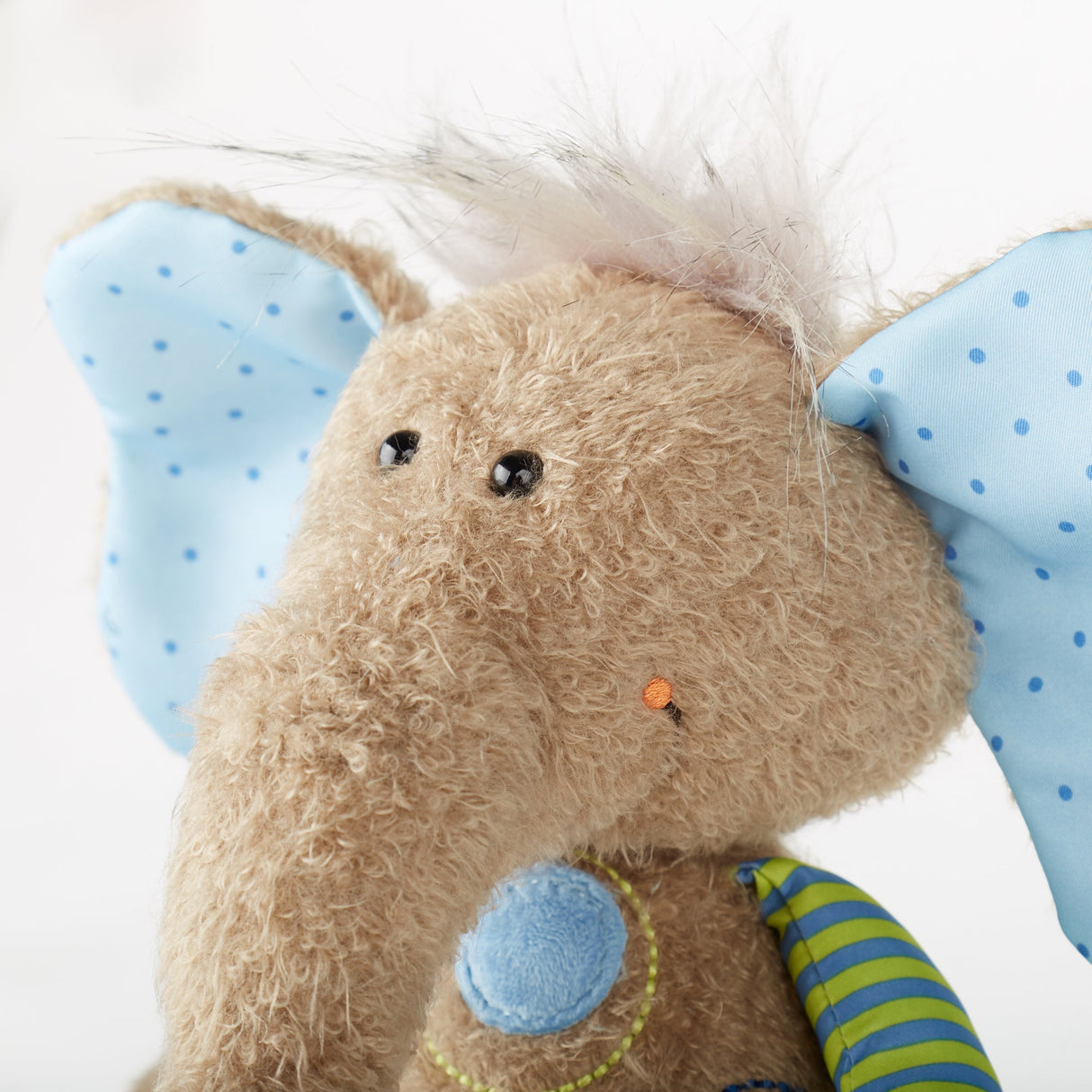 Patchwork Elephant Plush Toy - HoneyBug