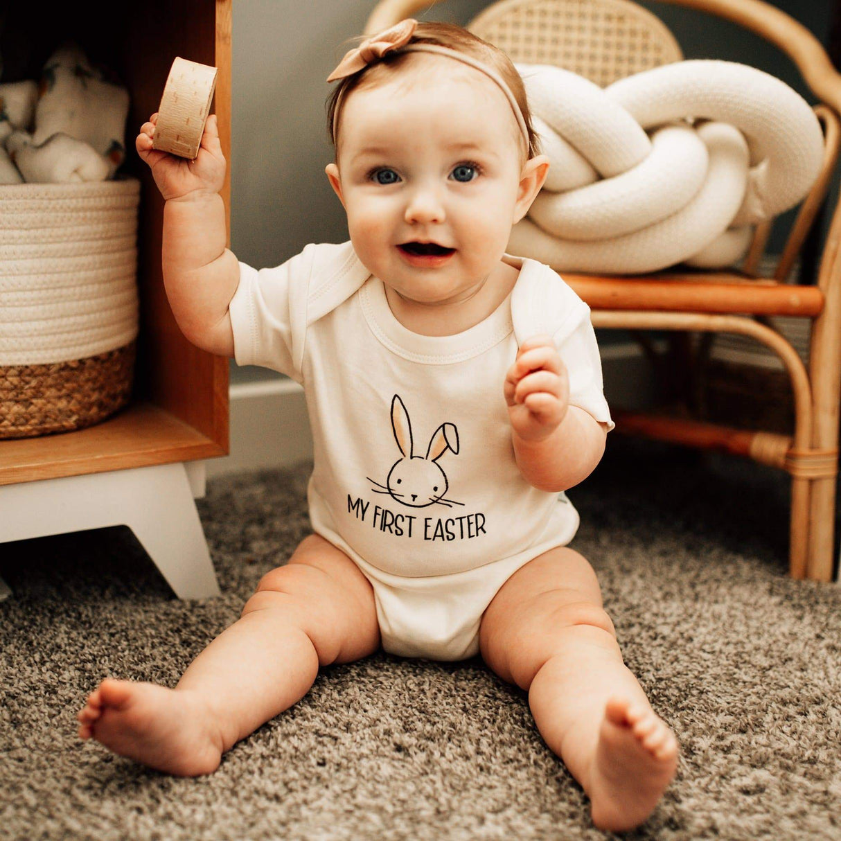 graphic bodysuit | my first easter
