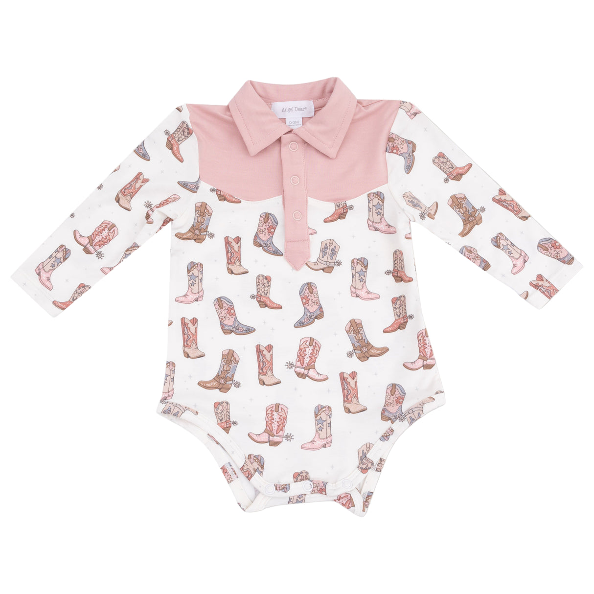 Long Sleeve Cowgirl Bodysuit - HoneyBug