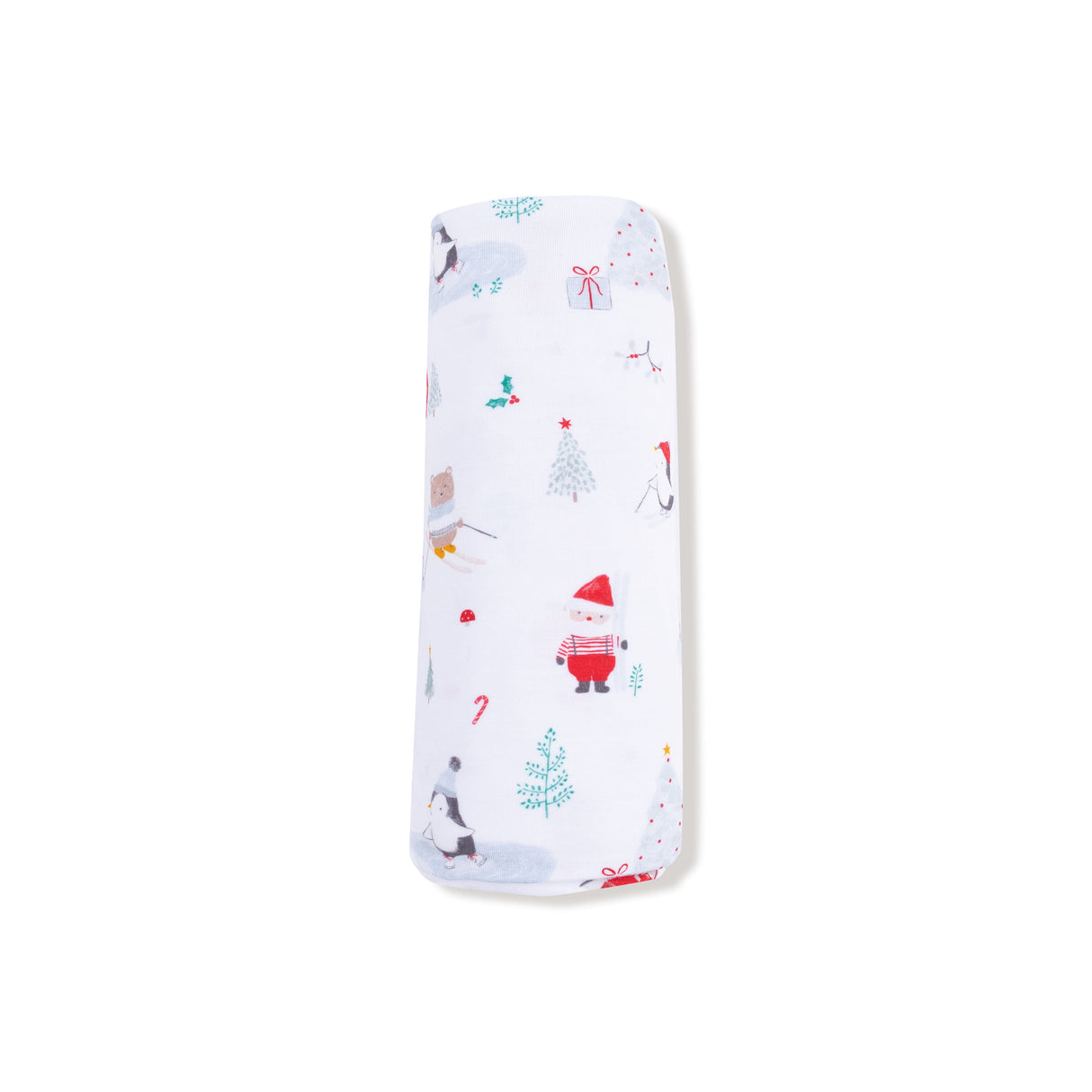 Swaddle Blanket - Santa Ski Friends - HoneyBug