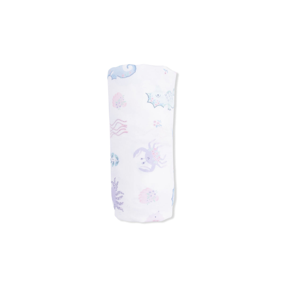 Floral Sea Creatures - Swaddle Blanket