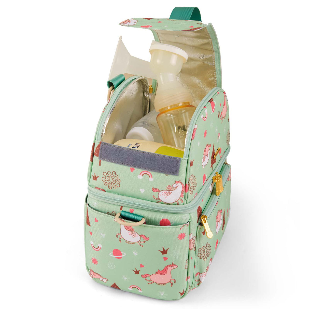 Breastmilk Cooler Bag with Detachable Insulation Box Set