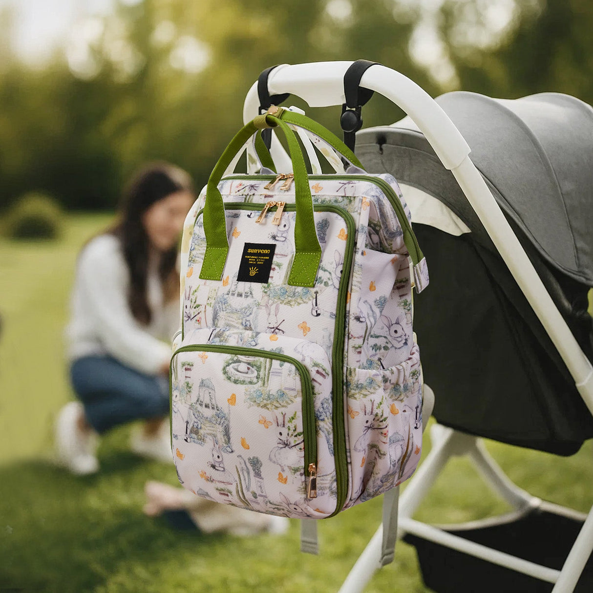Open-Wide Diaper Backpack