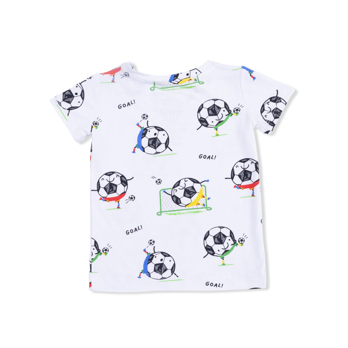 Soccer Balls Playing Soccer Blue - Loungewear Short Set