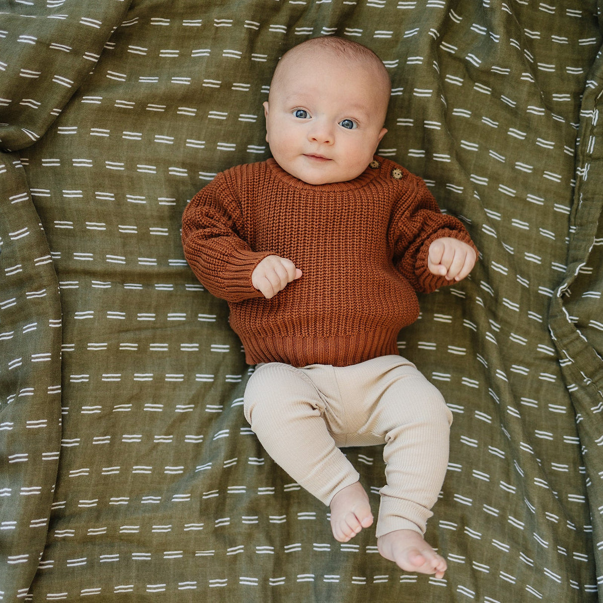 Oatmeal Organic Leggings - HoneyBug