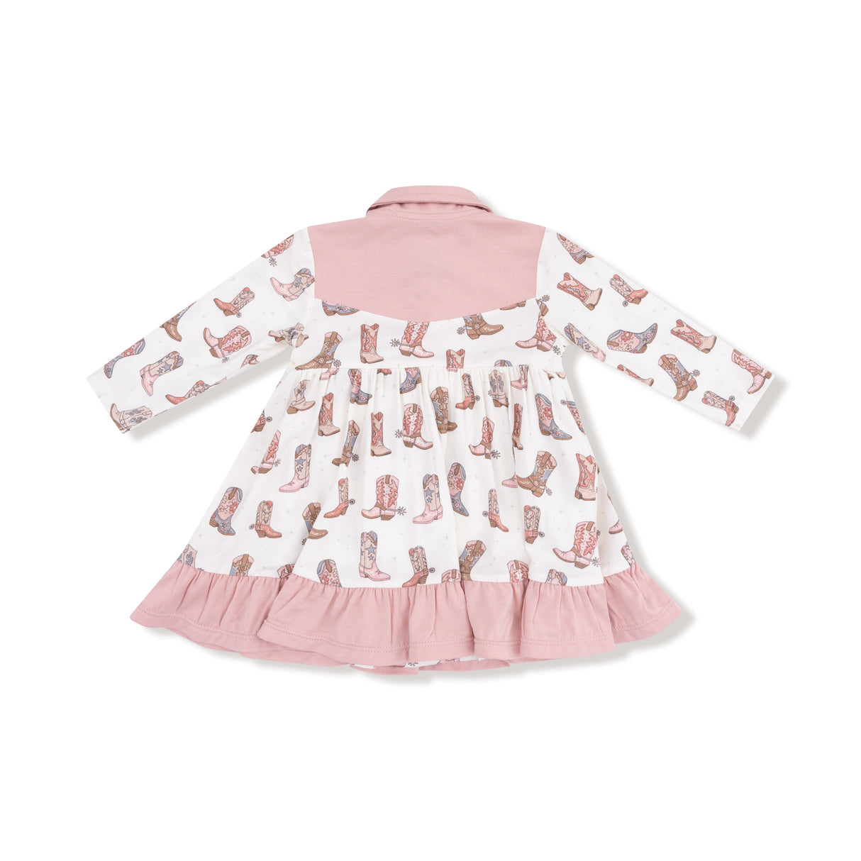 Long Sleeve Cowgirl Bodysuit Dress - Future Cowgirl - HoneyBug