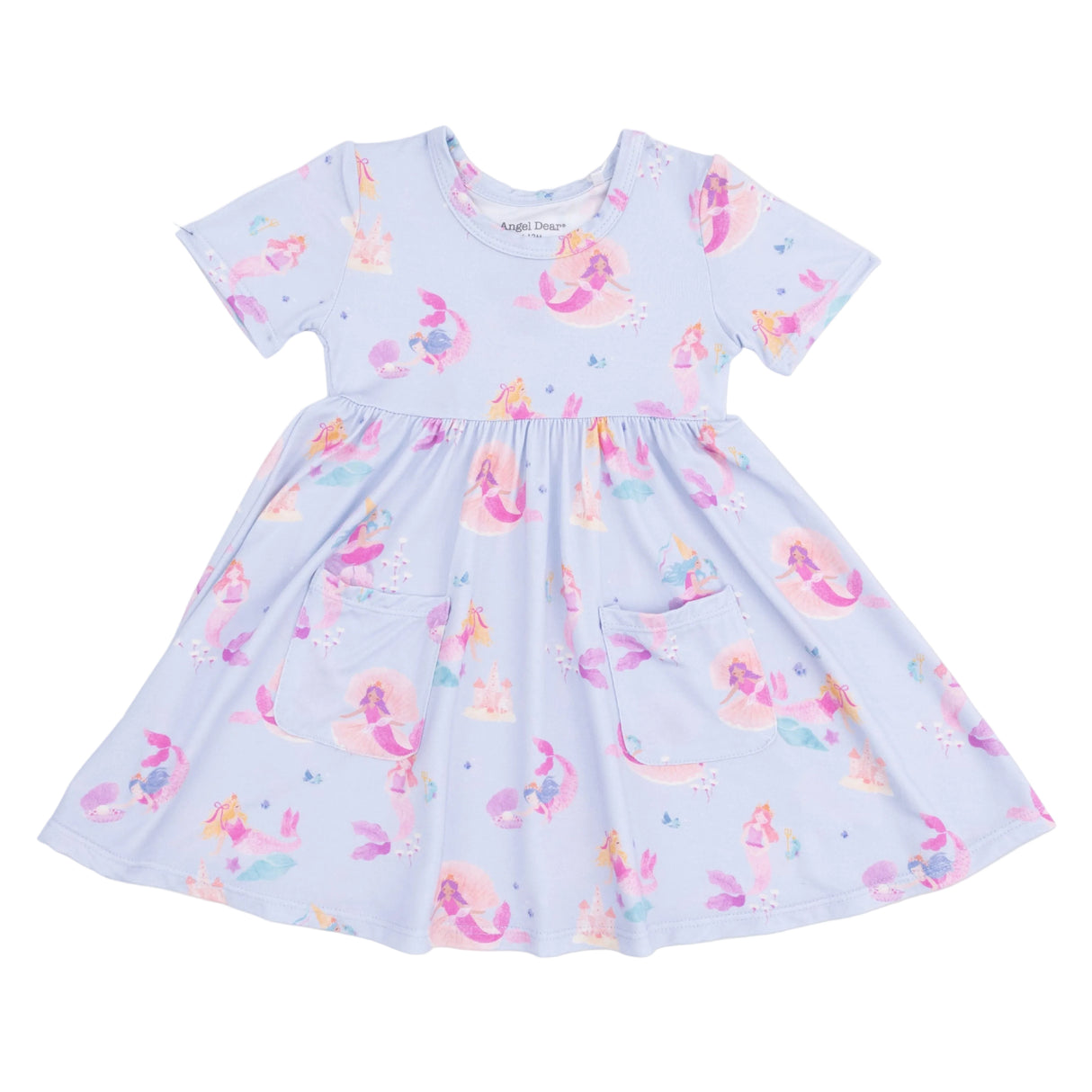 Mermaid Princesses - Twirly Short Sleeve Dress