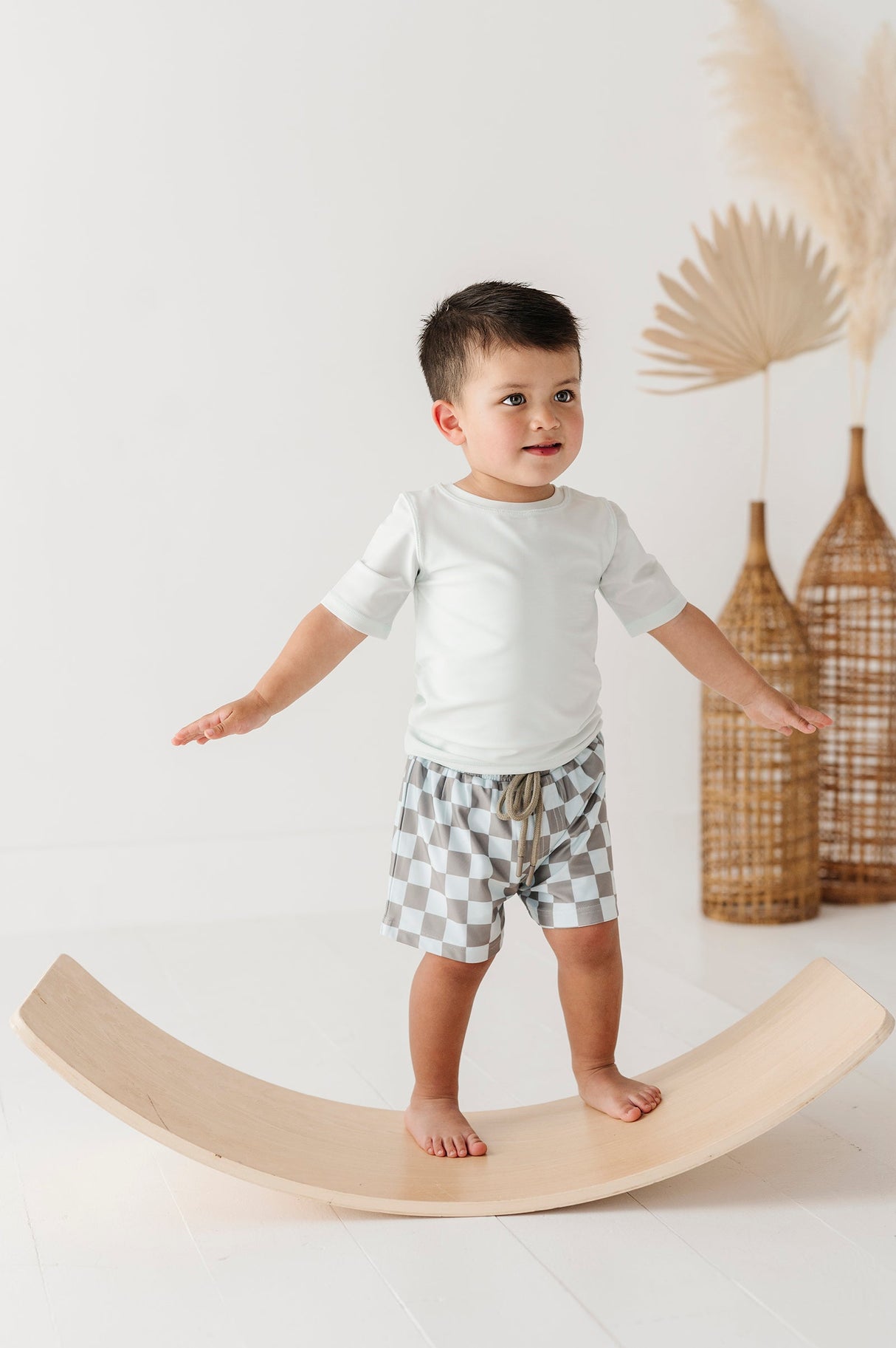 Short Sleeve Rash Guard Swim Shirt - HoneyBug