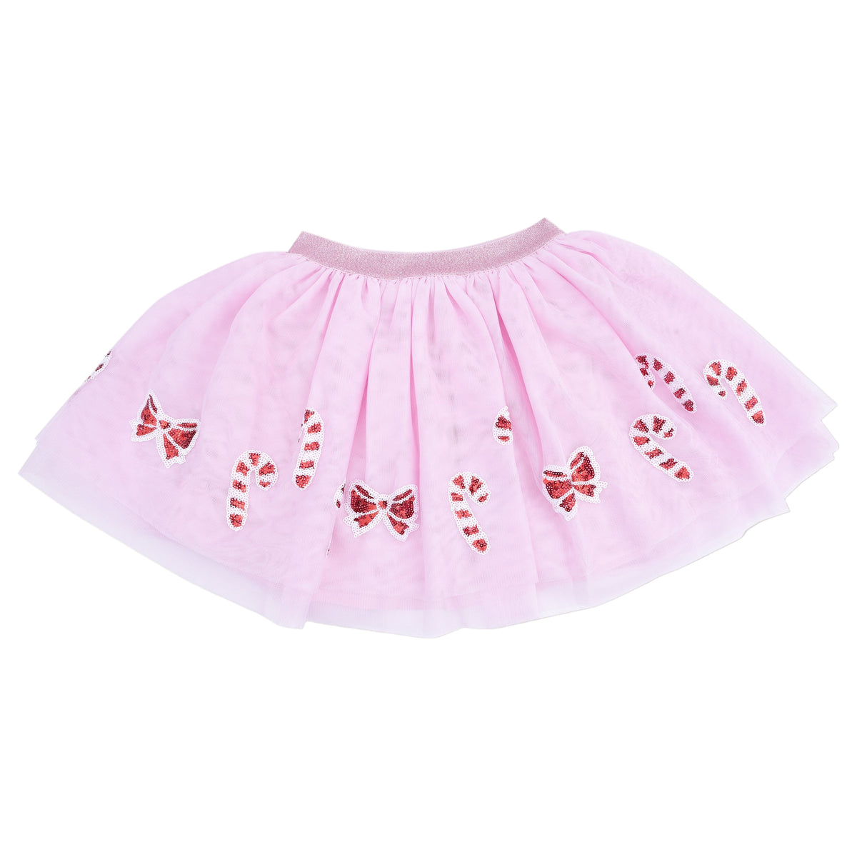 Tutu Skirt - Candy Canes - HoneyBug