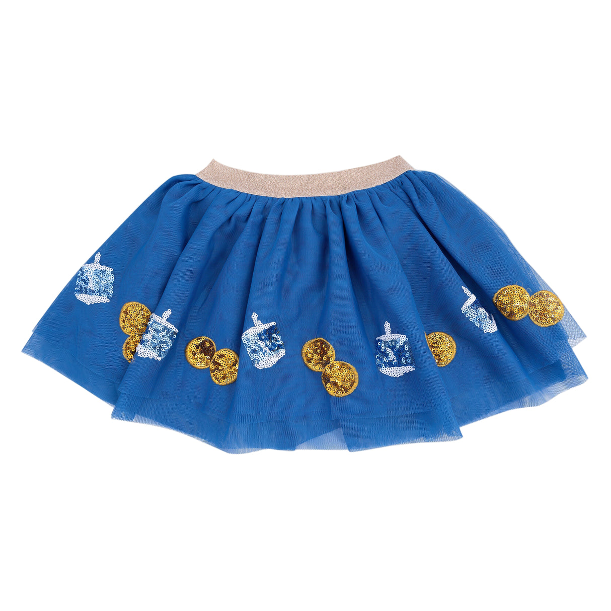 Hanukkah - Blue Hanukkah Tutu Skirt - HoneyBug