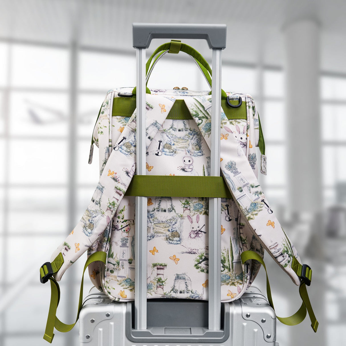 Open-Wide Diaper Backpack