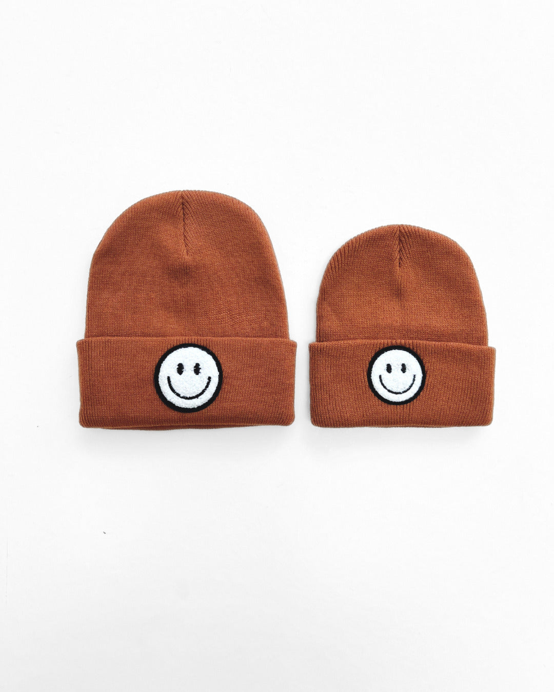 Smiley Beanie | Rust - HoneyBug