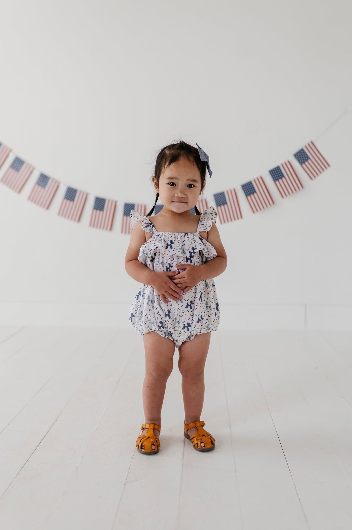 Gauze Bubble Romper - HoneyBug
