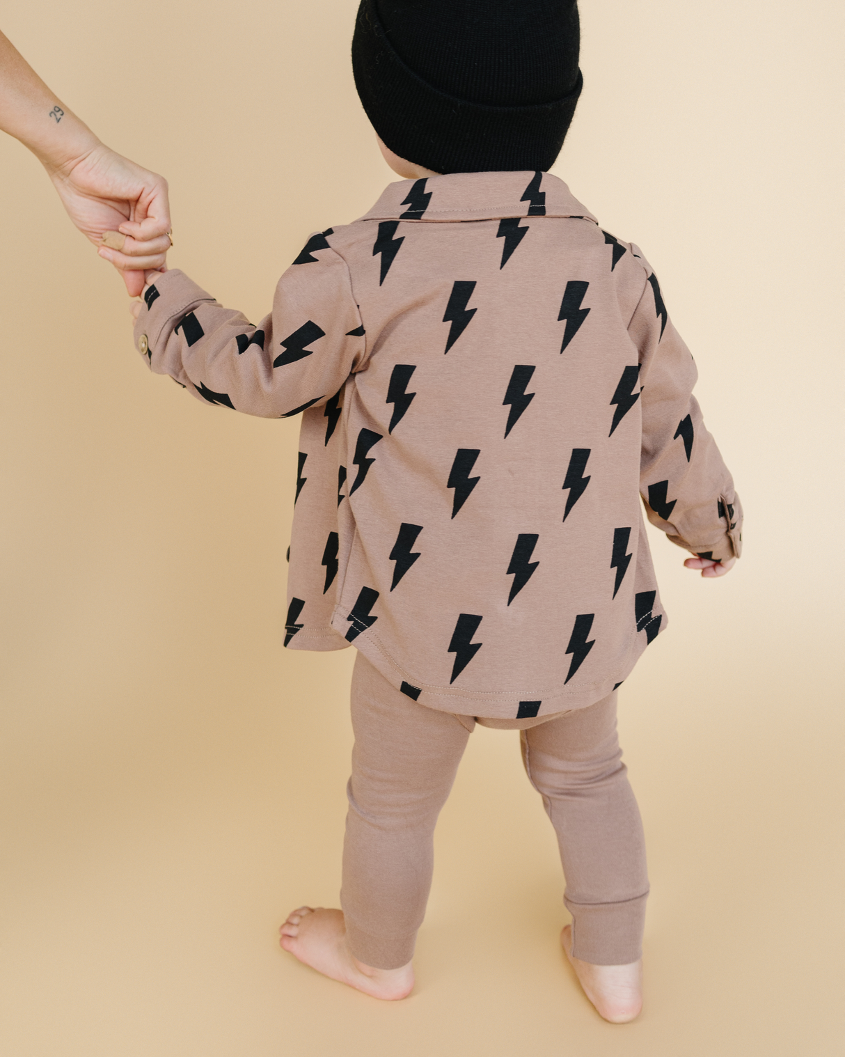 Shacket | Mocha Bolts - HoneyBug