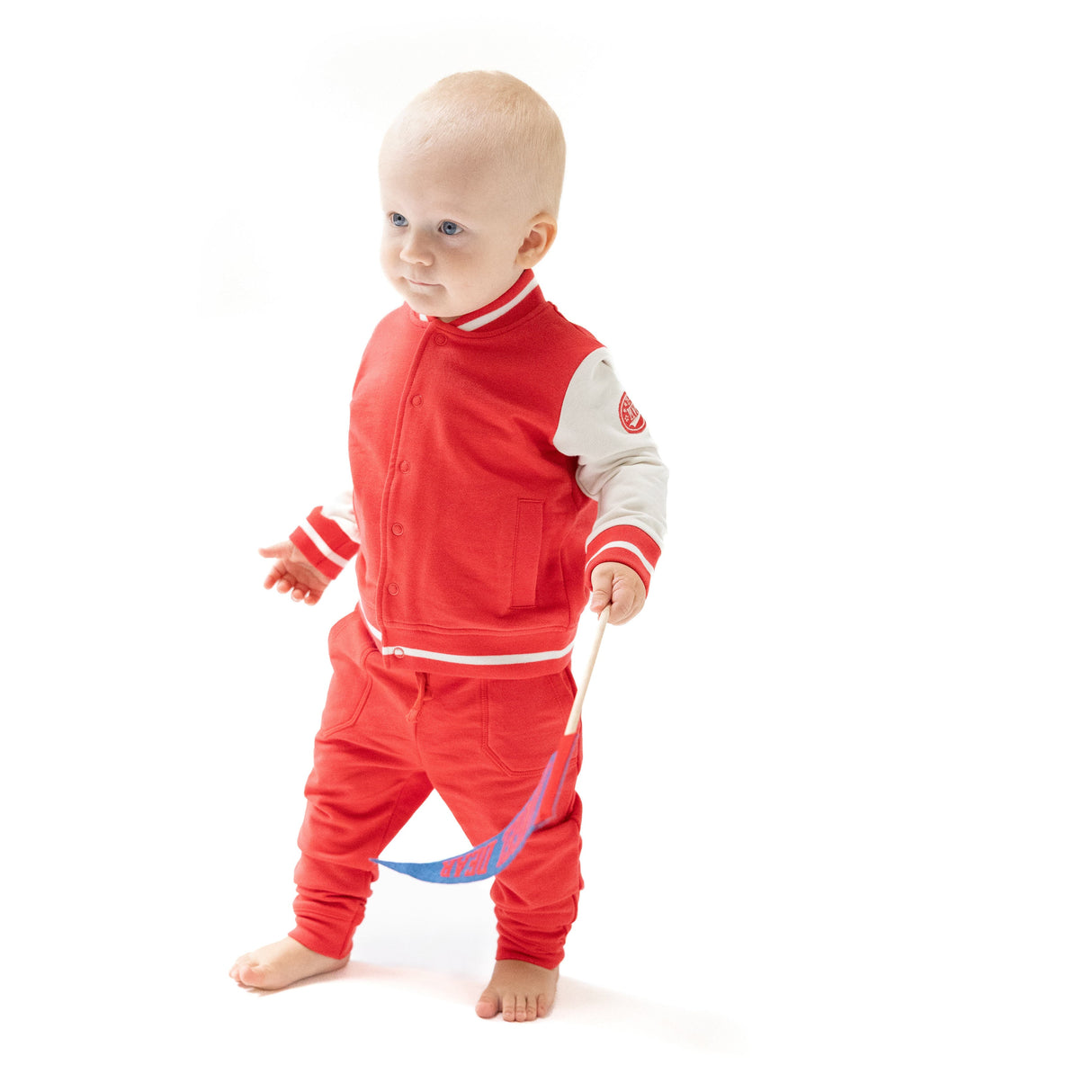 Letterman Jacket - Varsity Red - HoneyBug
