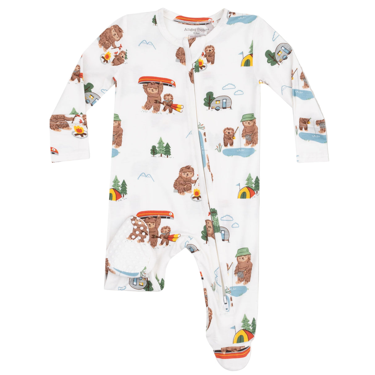 2 Way Zipper Footie - Bigfoot Camping - HoneyBug