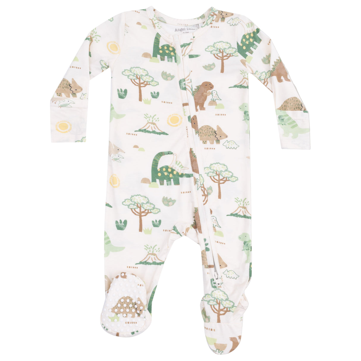 2 Way Zipper Footie - Baby Love Dinos - HoneyBug