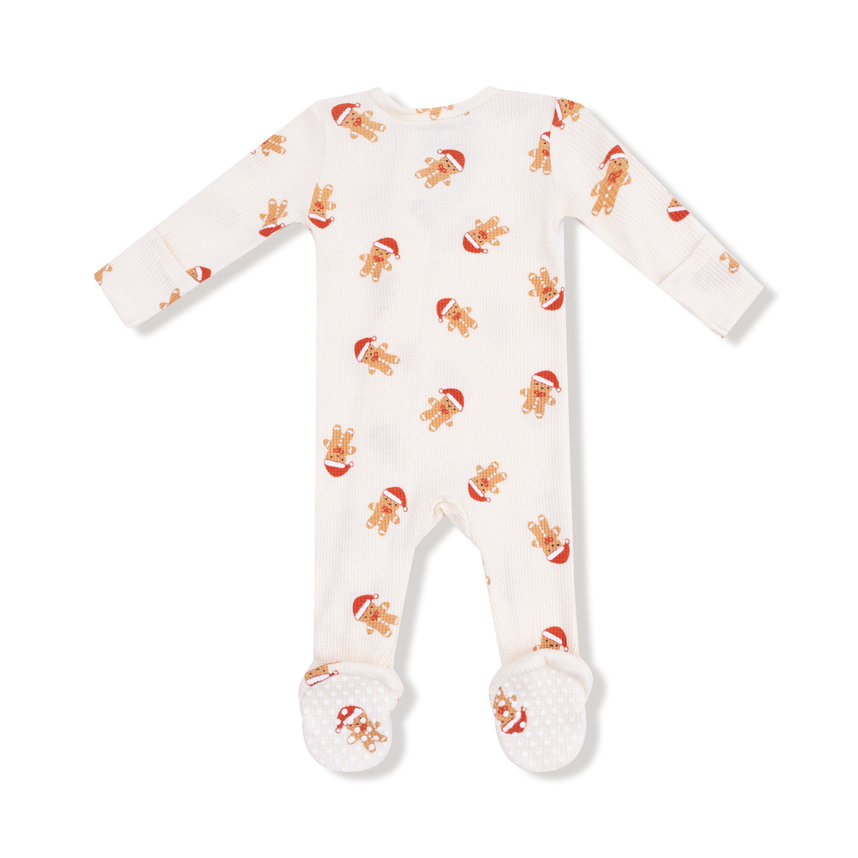 2 Way Zipper Footie - Gingerbread - HoneyBug