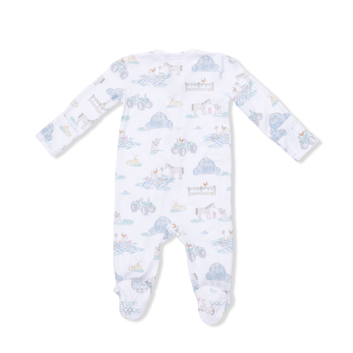 Farm Animal Party - 2 Way Zipper Footie