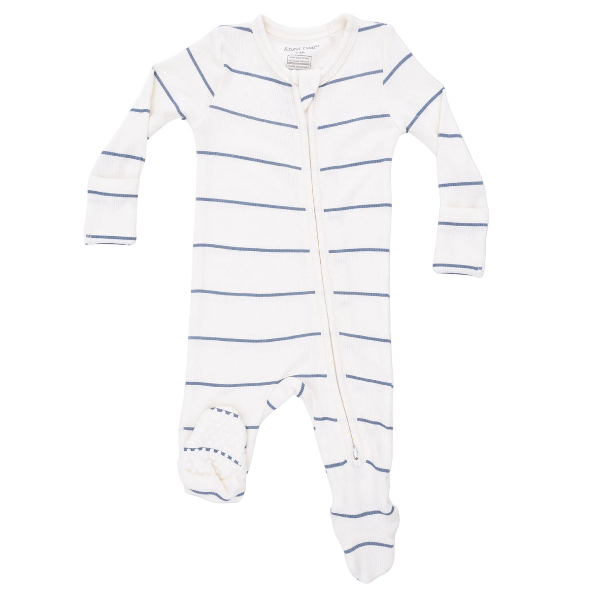 Vintage Stripe - 2 Way Zipper Footie