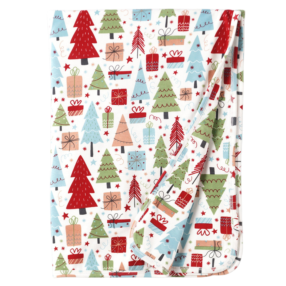 Christmas Merry Baby Bamboo Soft Stroller Blanket - HoneyBug