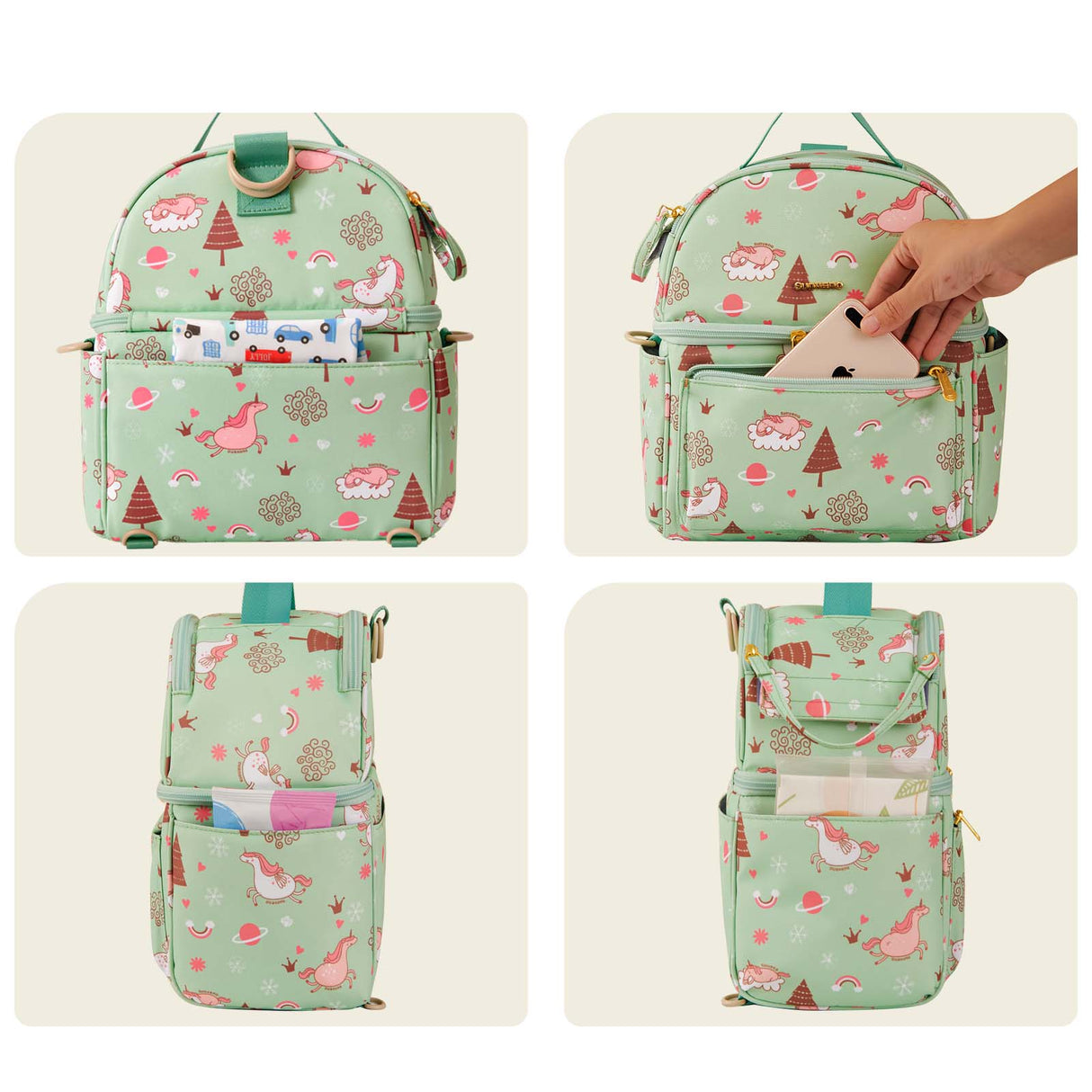 Breastmilk Cooler Bag with Detachable Insulation Box Set