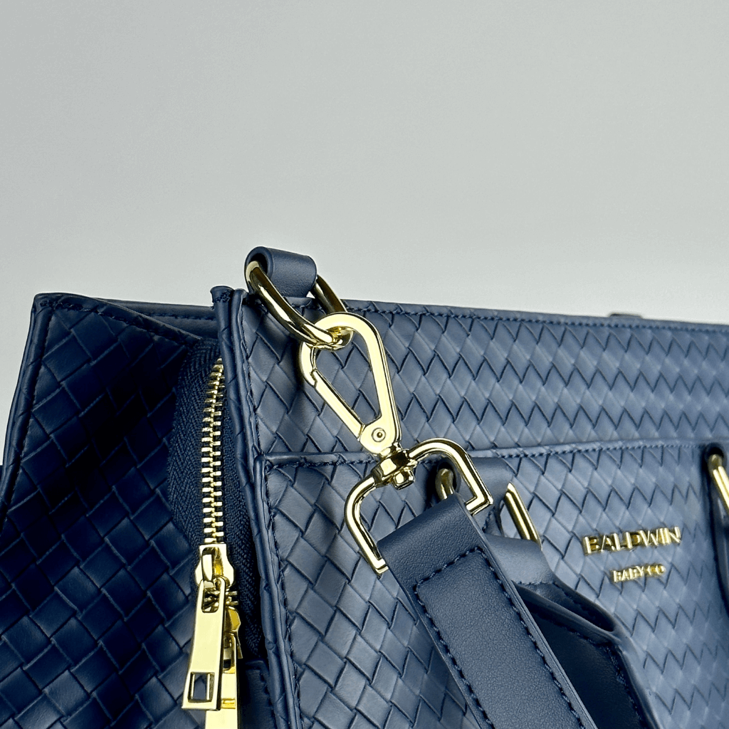 The Montrose Diaper Bag Tote - Cobalt