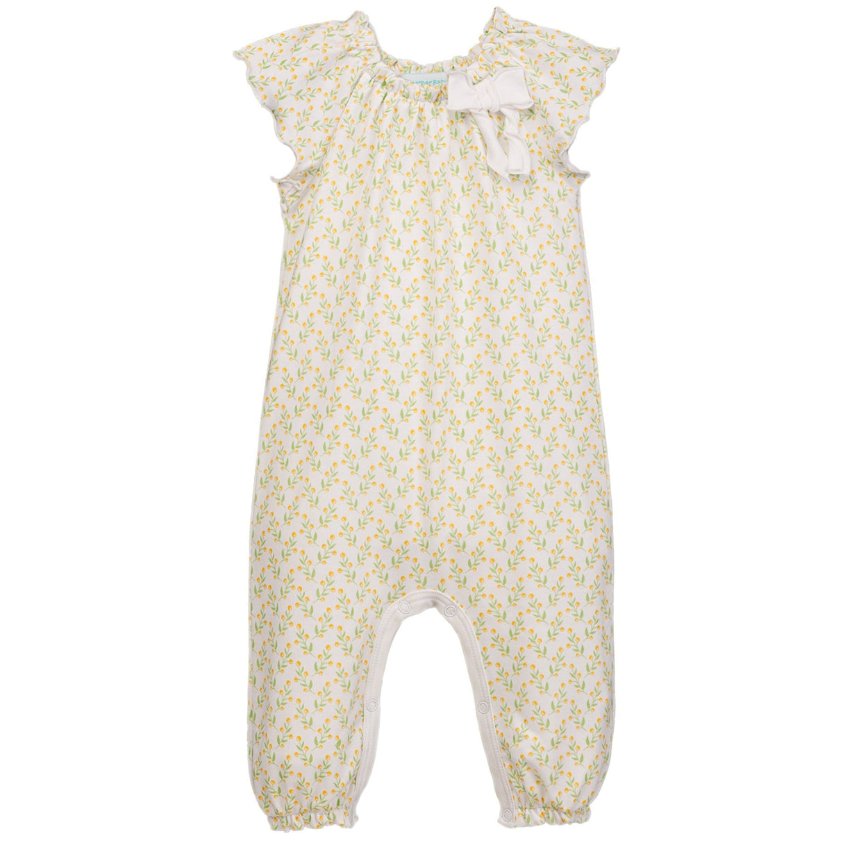 Bow Romper - Juniper - HoneyBug
