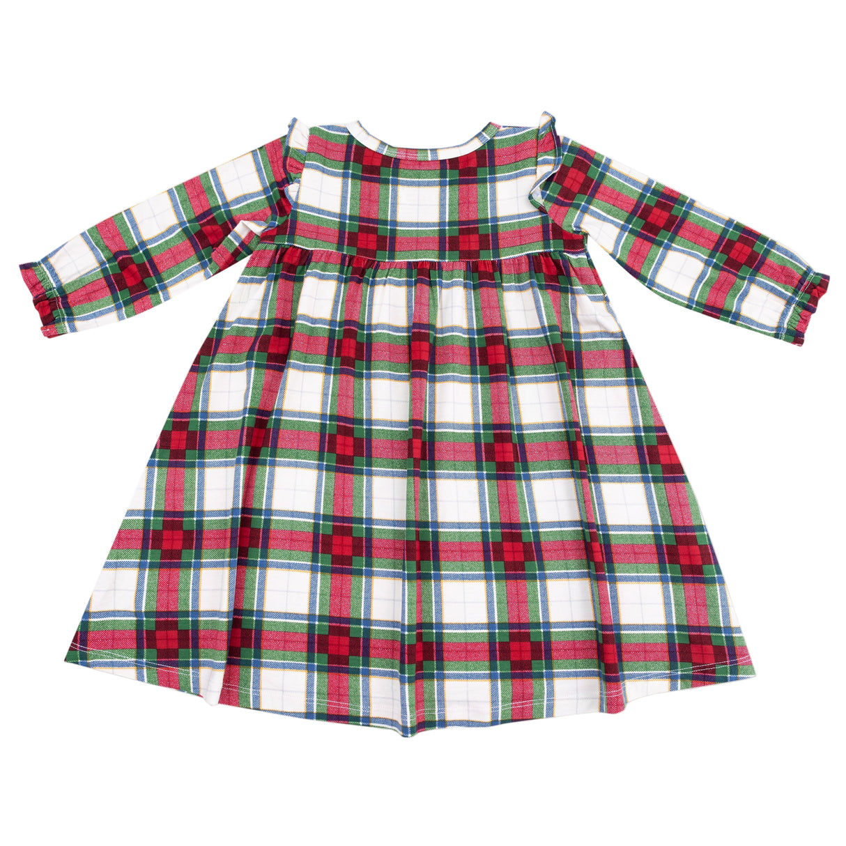 Loungewear Gown - Holiday Plaid - HoneyBug