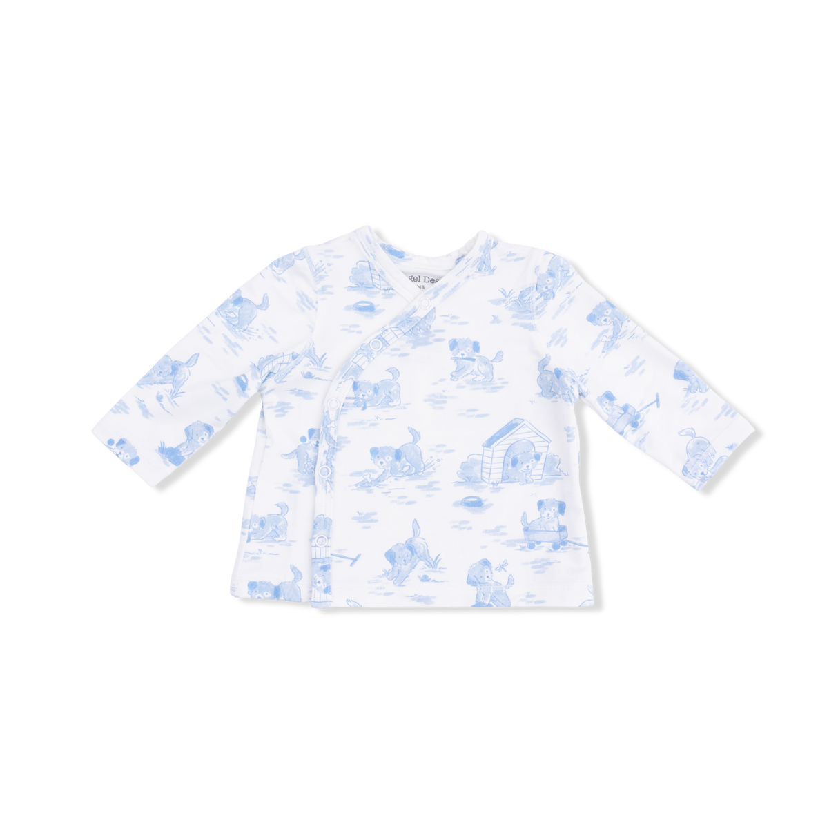 Puppy Toile Blue - Take Me Home Set with Convertible Pant