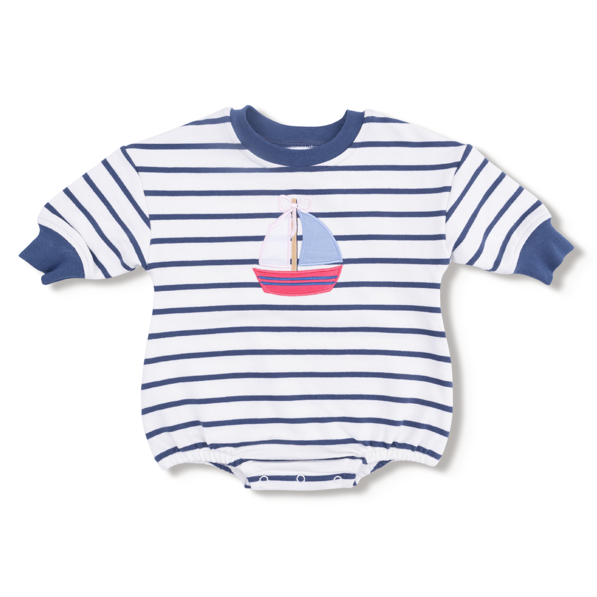Bubbly Sailboat - Sweatshirt Bubble Sailboat with Bow
