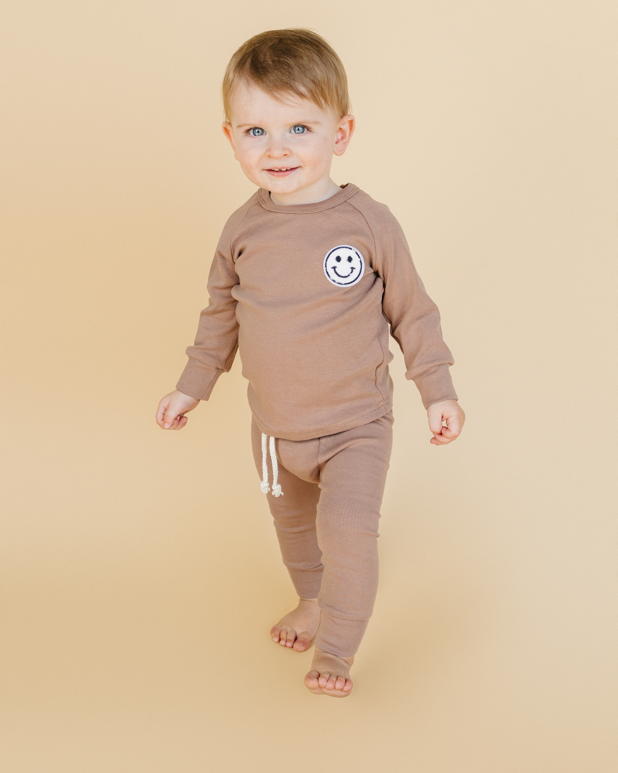 Lounge Set | Smiley Mocha - HoneyBug