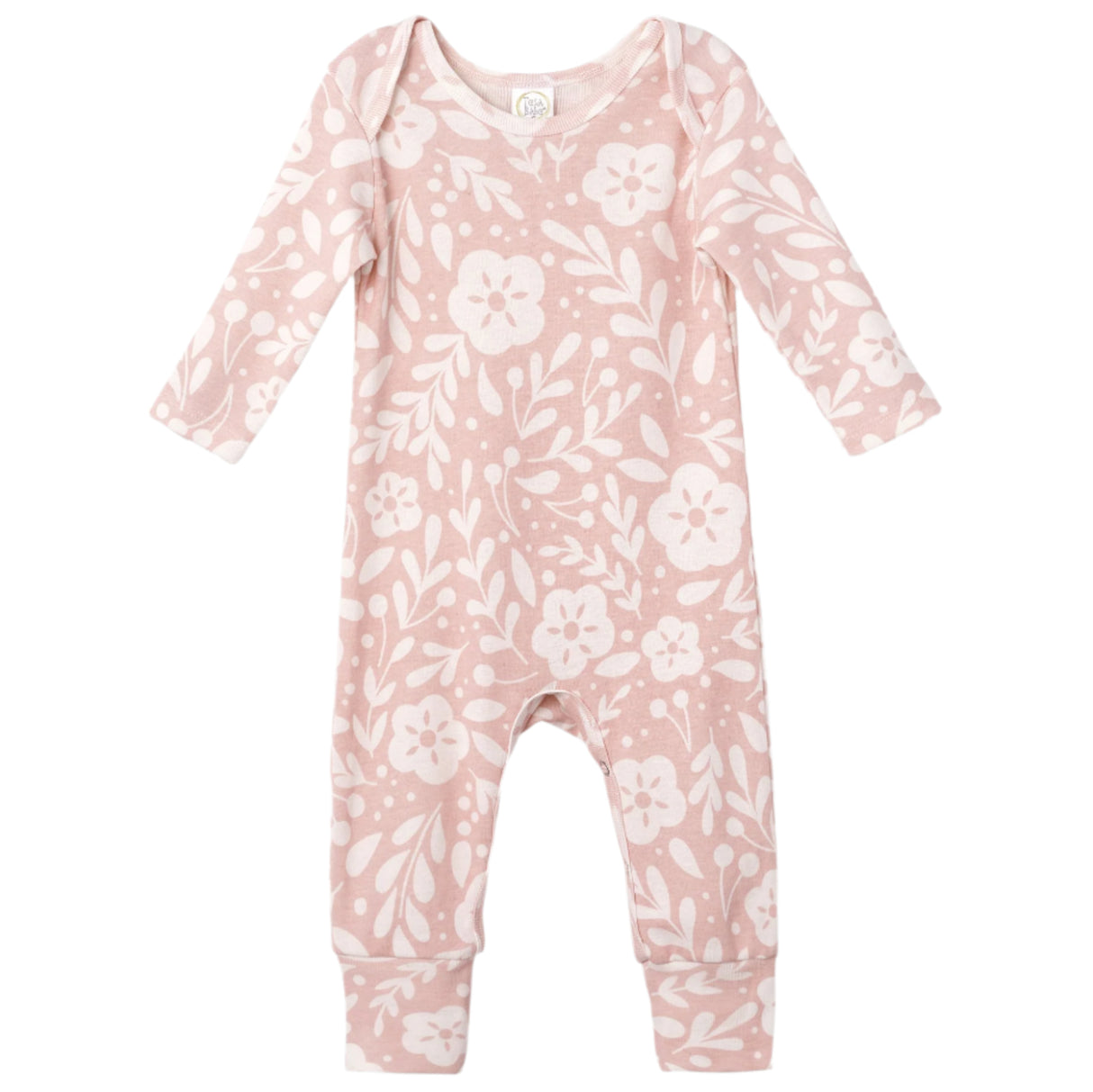 Pretty-In-Pink Cotton Romper - HoneyBug