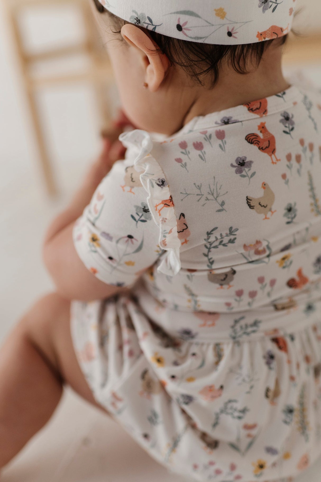 Girl's Short Sleeve Bodysuit Dress Set