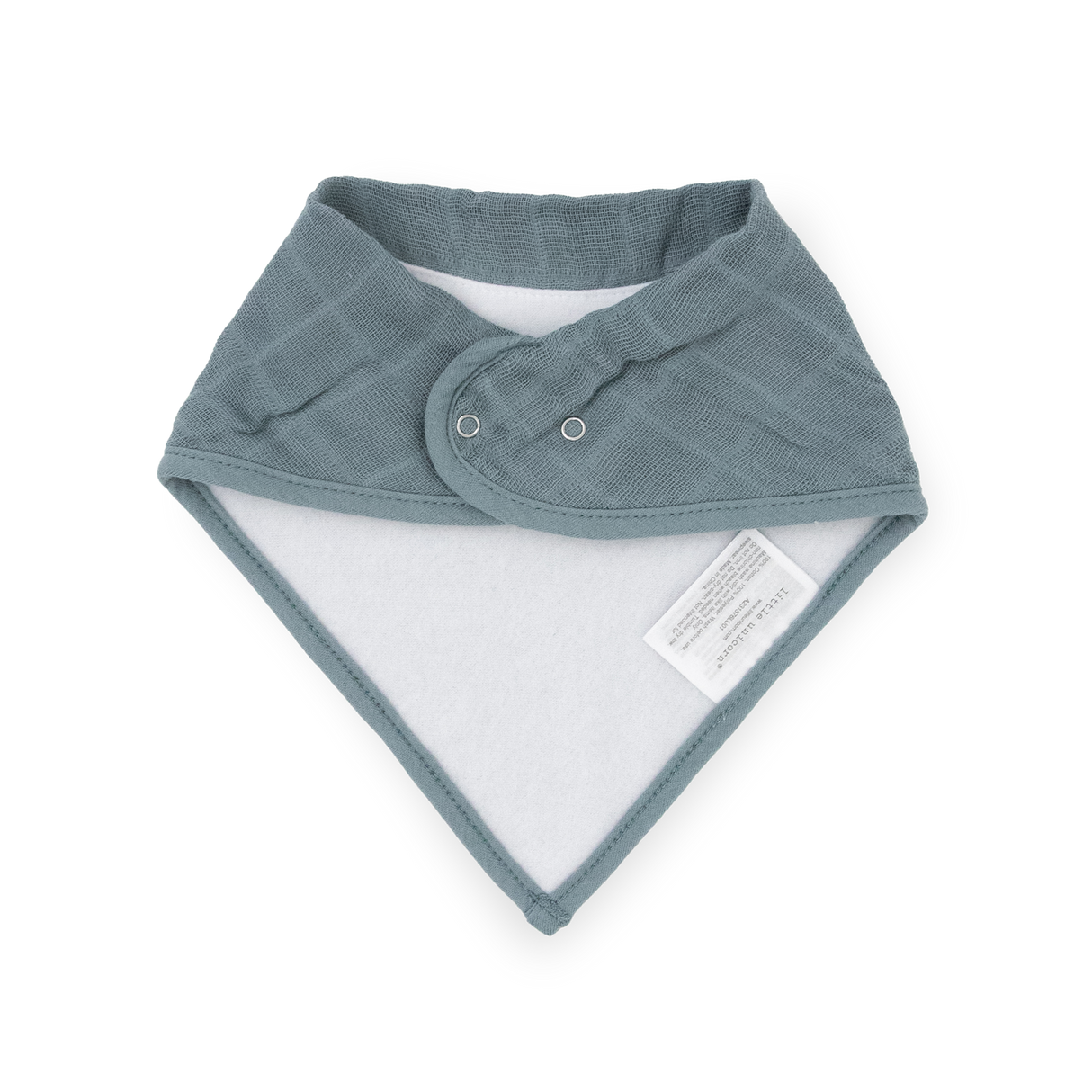 Cotton Muslin + Fleece Bandana Bib 4 Pack - Sea - HoneyBug