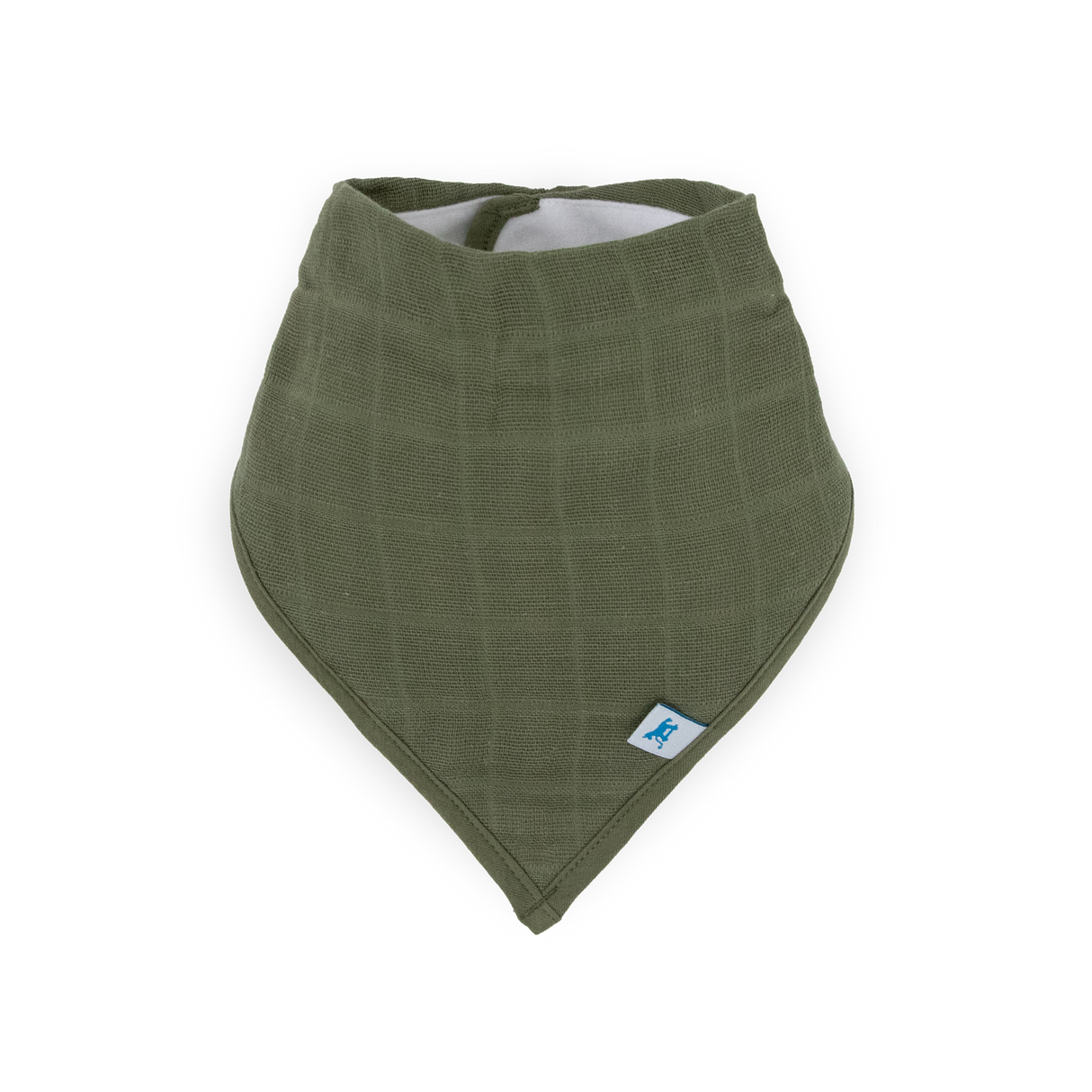 Cotton Muslin + Fleece Bandana Bib 4 Pack - Tropical Leaf - HoneyBug