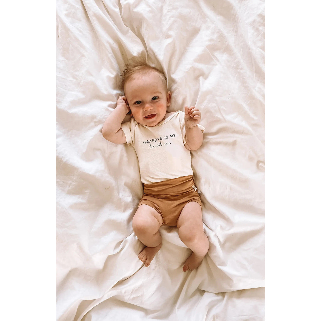 Grandpa is my Bestie - Organic Cotton Bodysuit - HoneyBug