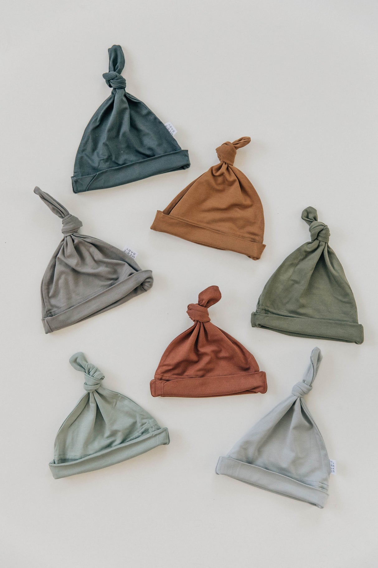 Mustard Bamboo Newborn Knot Hat - HoneyBug