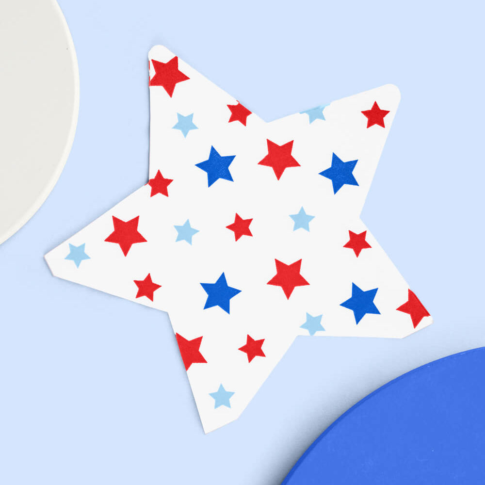 Stars & Stripes Napkins - 50 printed napkins