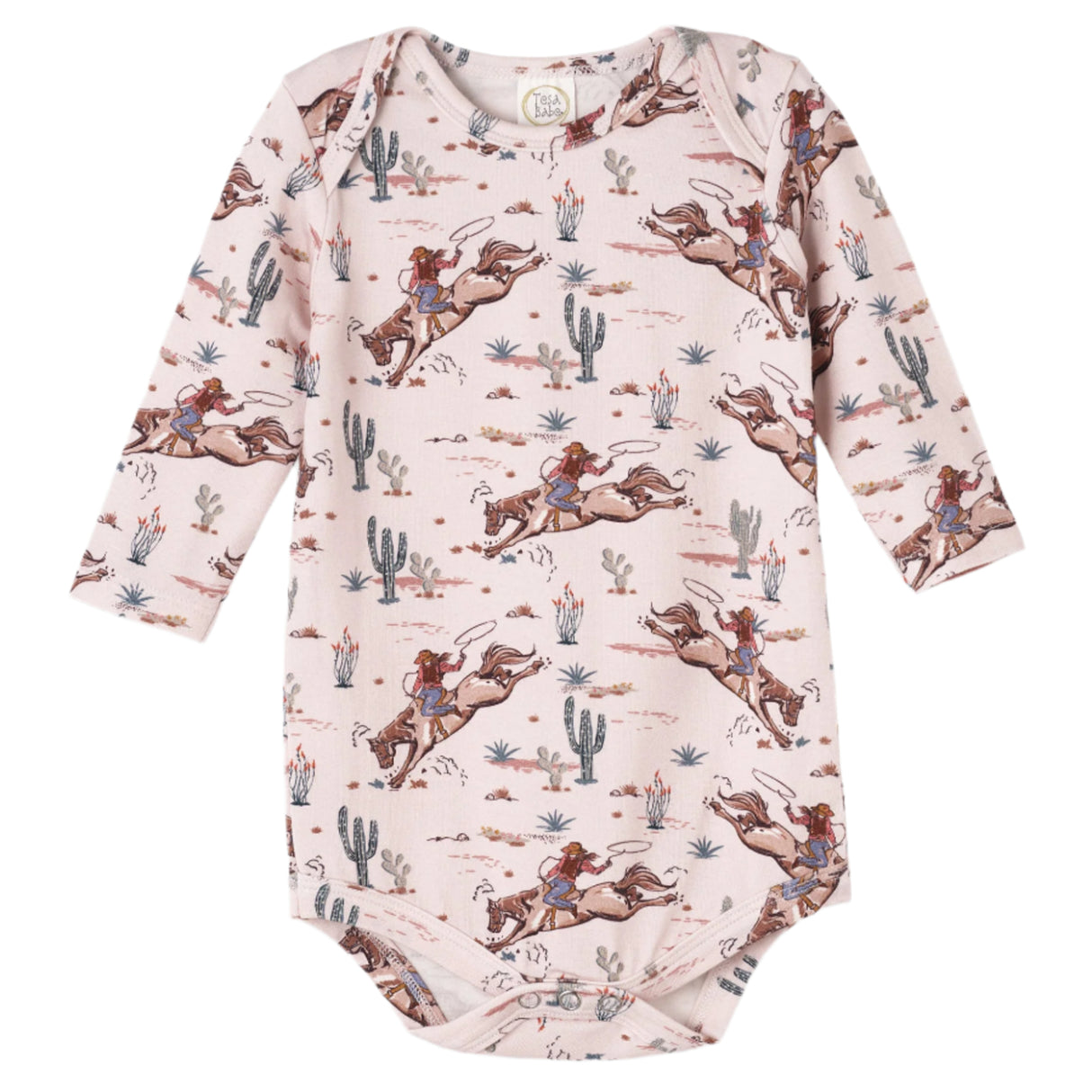 Prairie Princess Baby Girl Western Bamboo Bodysuit - HoneyBug