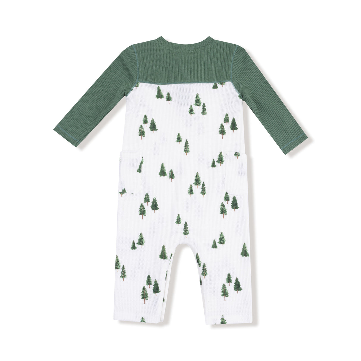 Romper with Contrast Sleeves - Tiny Forest - HoneyBug