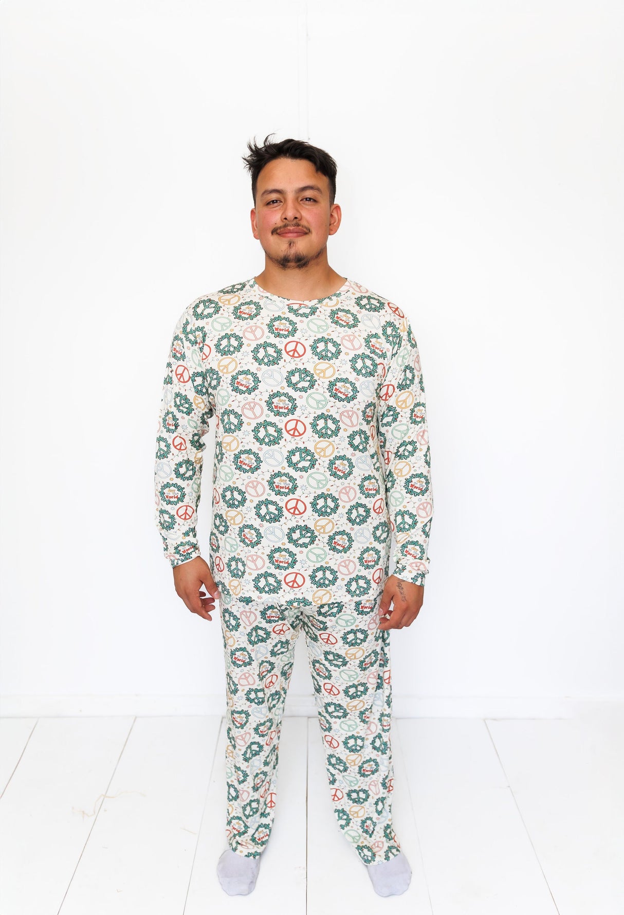 MEN'S PAJAMA SET- Christmas Peace - HoneyBug