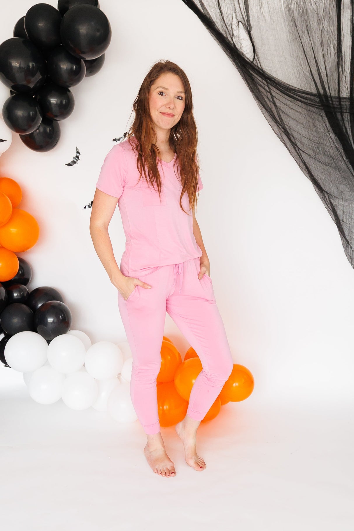 MAMA V-NECK- Cotton Candy - HoneyBug