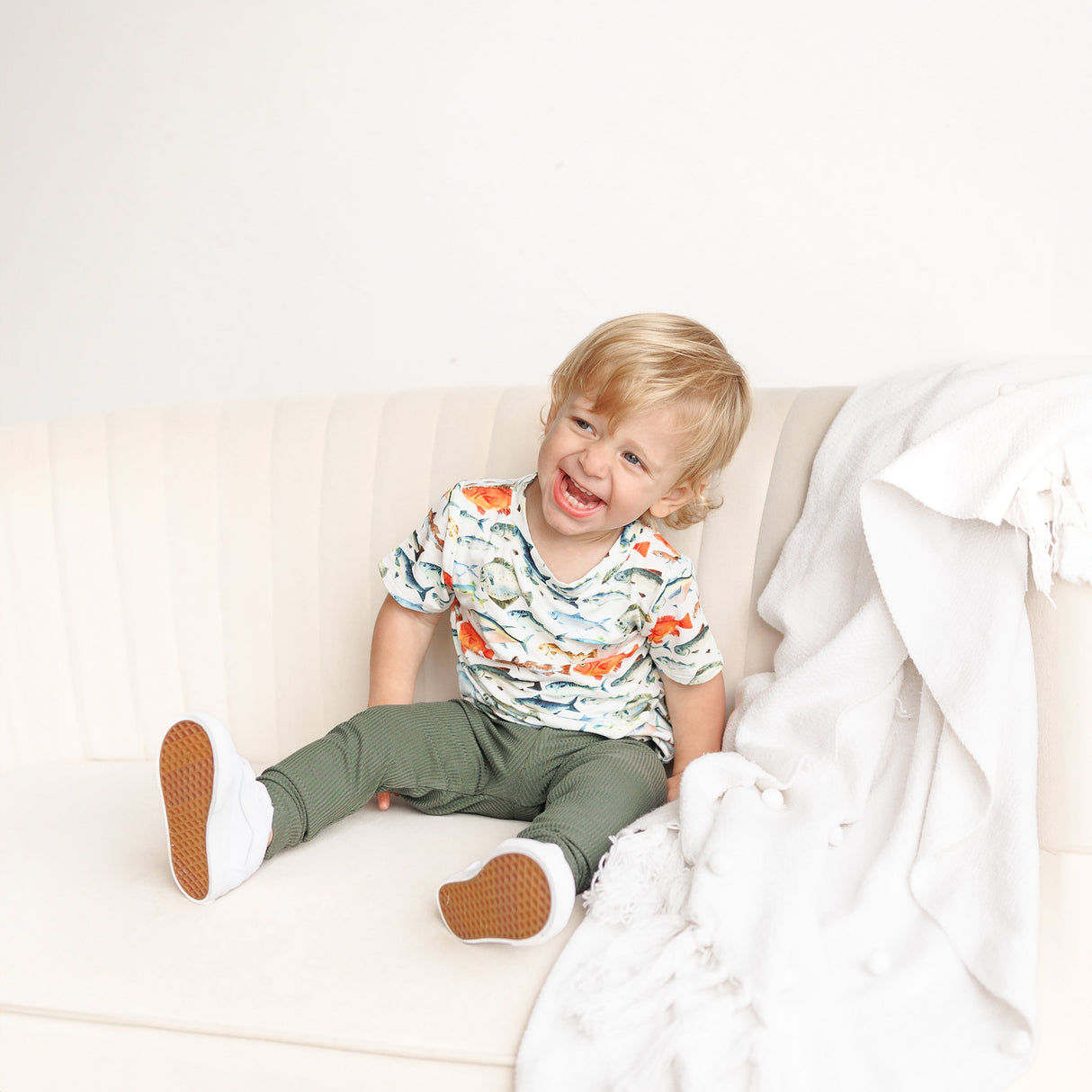 BAMBOO RIB LEGGINGS- Moss - HoneyBug