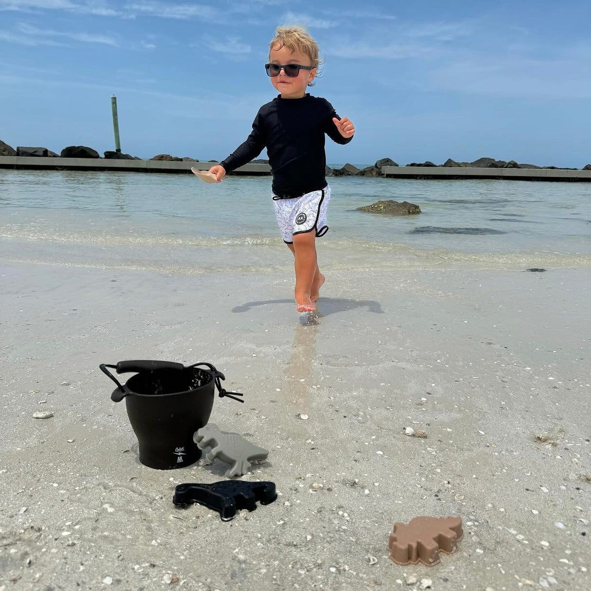 AK Clothing x C&F Dino Silicone Beach Toy Set