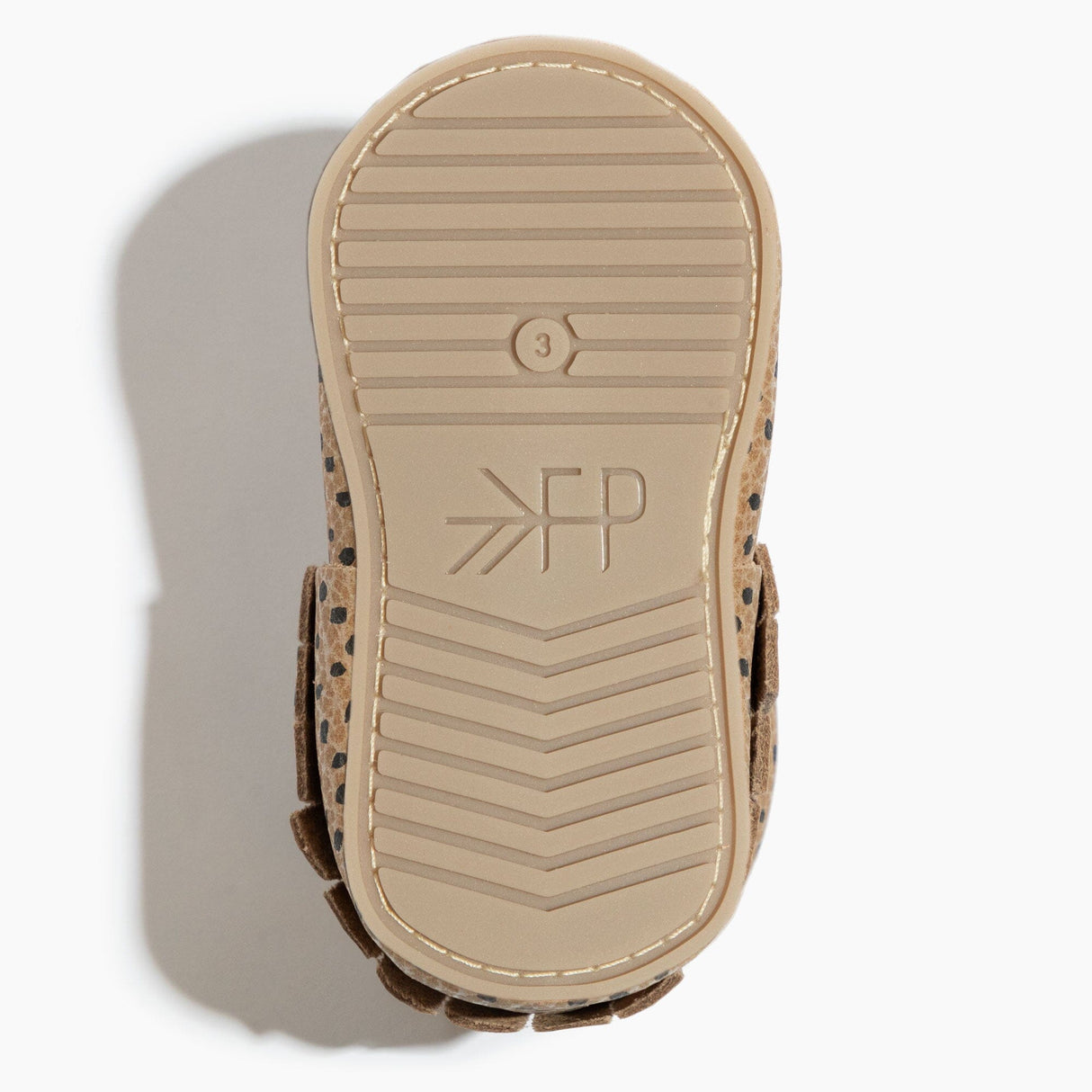 Almond Speckles Moccasin Baby Shoe - HoneyBug