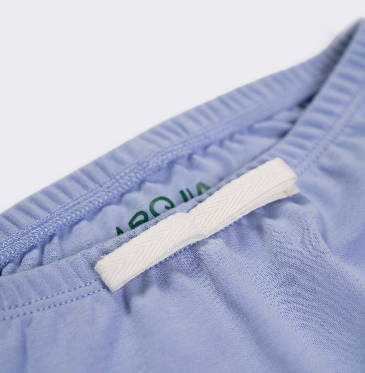 100% Peruvian Pima Cotton Shorts in Chambray Blue - HoneyBug