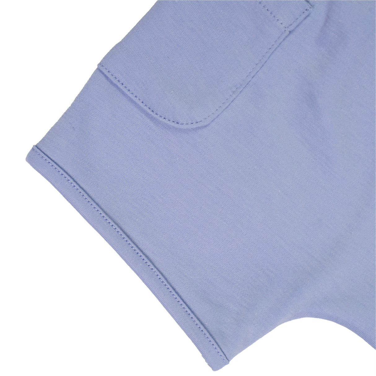 100% Peruvian Pima Cotton Shorts in Chambray Blue - HoneyBug